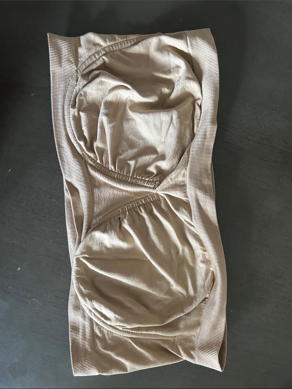 Rhonda Shear Nude/Tan Strapless Bandeau Bra